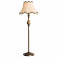 Moderne 5ft Stehlampe mit Stoffschirm und Metallfuß im europäischen Design für Wohnzimmer und Schlafzimmer