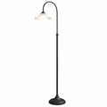 Vintage Stehlampe aus Glas und Metall, Mittelalter-Stil, für Wohnzimmer und Schlafzimmer