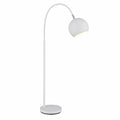Moderne Stehlampe aus Metall mit weißem Schirm, E27 Fassung, 150 cm hoch, ideal für Schlafzimmer