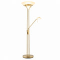 Moderne Stehleuchte EVEN in Weiß - 33x180 cm, Bogenlampe für Wohnzimmer