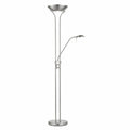 Moderne LED-Stehleuchte mit Leselampe, Dimmbar, Mattiert, 180 cm