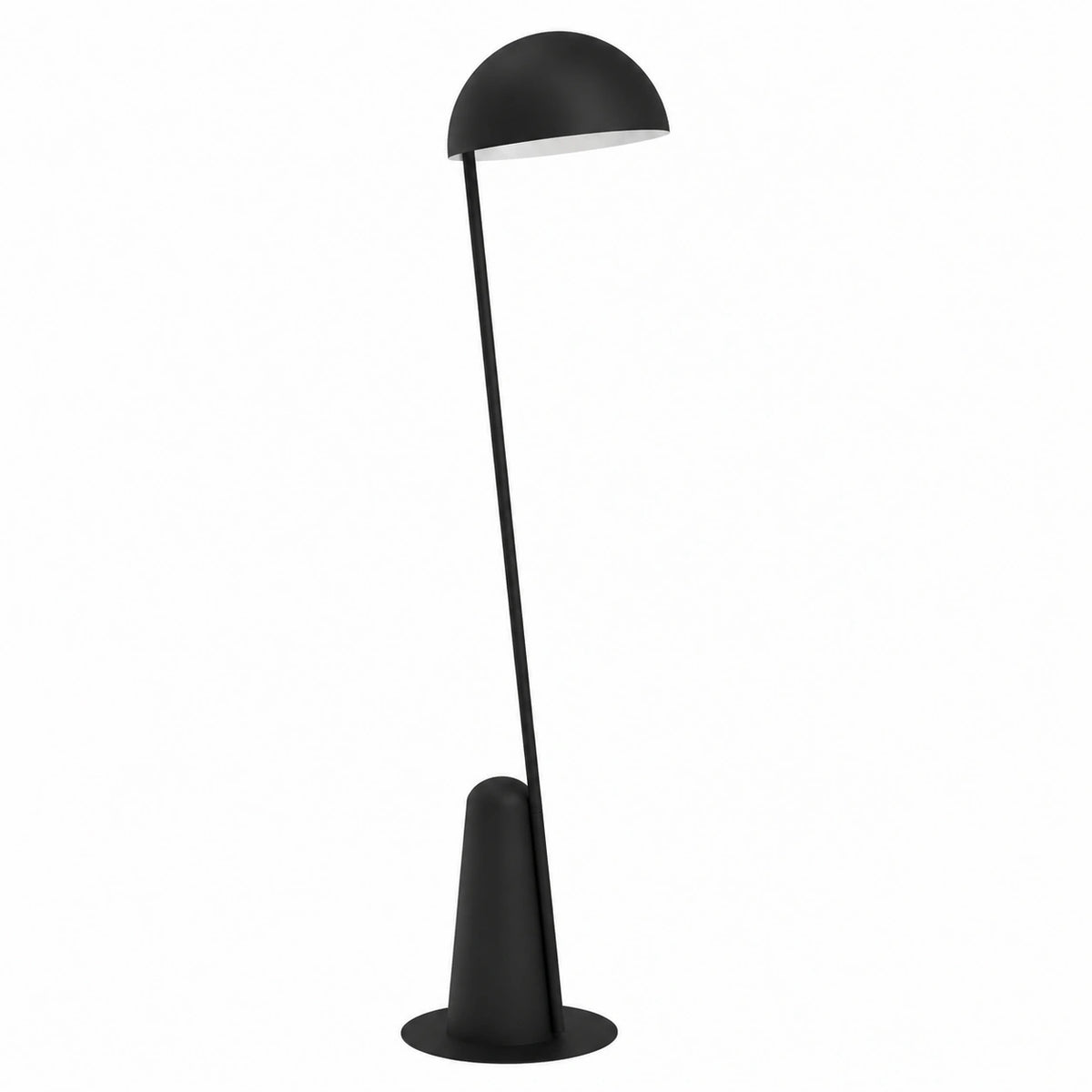 Moderne EGLO Stehlampe Aranzola, Schwarz, Metall, E27, Minimalistisches Design für Wohnzimmer