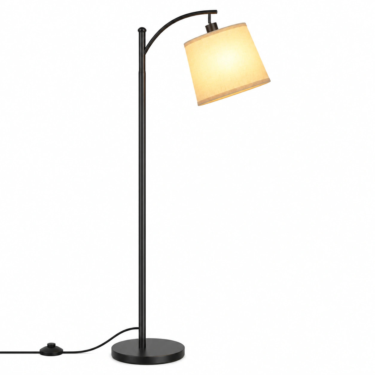 Moderne Stehlampe mit Fernbedienung, Dimmbar für Wohnzimmer, Schlafzimmer und Büro, 3 Farbtemperaturen