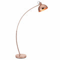 Moderne LED-Stehlampe Arco in Gold für Wohnzimmer